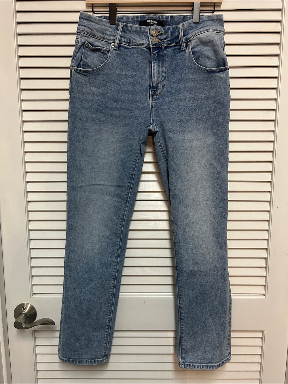 Hudson Jeans Women's Light Wash Straight Leg Jeans